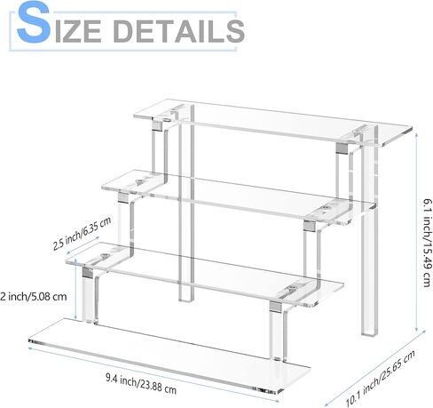 منظم عطر جانادن للرجال، منظم عطور لخزانة الملابس، رف حامل عرض أكريليك، حامل عرض كولونيا، صينية حامل كولونيا، منظمات أكريليك لتخزين العطور وحامل حلوى الكب كيك in Kuwait