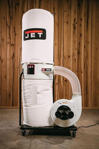 JET DC-1100VX-BK Vortex Cone Dust Collector, 30-Micron Bag Filter, 1100 CFM, 1Ph 115/230V (708657K) in Saudi Arabia