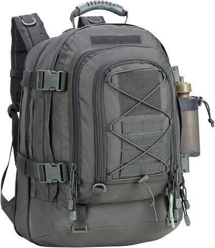 Large Tactical Backpack for Men Military Backpack with DIY System for Travel, Work,Camping,Hunting,Hiking,Sports (GREEN) in Kuwait
