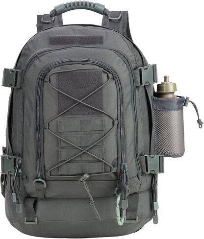 Large Tactical Backpack for Men Military Backpack with DIY System for Travel, Work,Camping,Hunting,Hiking,Sports (GREEN) in Kuwait