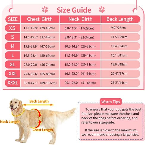 Malier Classic Plaid Fleece Dog Coat - Warm Winter Jacket with Pocket, Windproof for Small, Medium, Large Dogs (Red, X-Large) in Kuwait