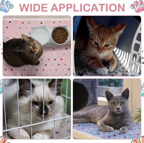 Tudomro 8 قطع بطانات قفص الفراش خنزير غينيا السائبة البطانيات للماء الحيوانات الصغيرة الفانيلا رمي الفراش ماصة قابلة لإعادة الاستخدام الحيوانات الأليفة تبول النوم حصيرة غطاء الوسادة للهامستر النمس (نقطة، 12 × 12 بوصة) in Kuwait