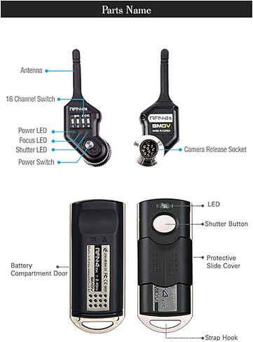SMDV RFN4s Wireless Remote Shutter Release for Nikon - Transmitter and Receiver in Kuwait