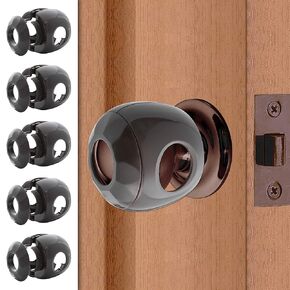 New & Improved - Door knob Baby Safety Cover - 5 Pack - Deter Little Kids from Opening Doors with A Child Proof Door Handle Lock - Driddle