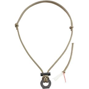 PSKOOK Fire Starter Necklace, Survival Paracord Necklace With Flint and Steel, Bushcraft Necklace for Camping, Hiking and Backpacking