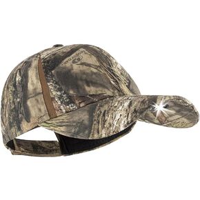 Panther Vision LED Hat Light - POWERCAP 3.0 USB Rechargeable Baseball Cap with Light Built in - LED Cap Visor Light with Ultra Bright Headlight and IPX4 Rating for Running and Camping - One Size