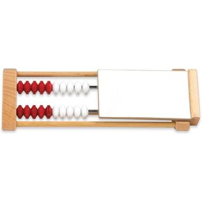 EAI Education 20-Bead 2-Bar Wooden Rekenrek with Dry-Erase Blocking Panel | Abacus Counting Manipulative for Students, Classrooms and Homeschool in Kuwait