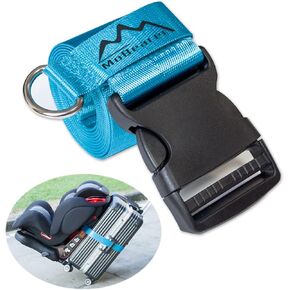 MoBearer Car Seat Travel Belt to Suitcase,Car Seat Travel Strap to Convert Kid Car Seat and Carry-on Luggage into an Airport Car Seat Stroller,Safe Travel Solution for Transport