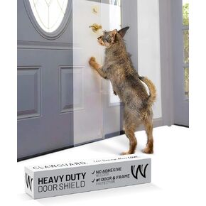 CLAWGUARD Scratch-Shield - Strong Transparent Protection to Shield from Pet Damage to Drywall, Doors and Screen Doors. Keep Paws Safe and Home Clean. Dog, Cat, Rabbit, Bird Scratch Protection Barrier in Saudi Arabia