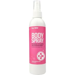 Pet MD Body Spray for Dogs & Cats, Deodorizing Dog Perfume Eliminates Odor, Long-Lasting Pet Cologne Spray for Dogs, Sweet Pea & Vanilla Scent in Kuwait