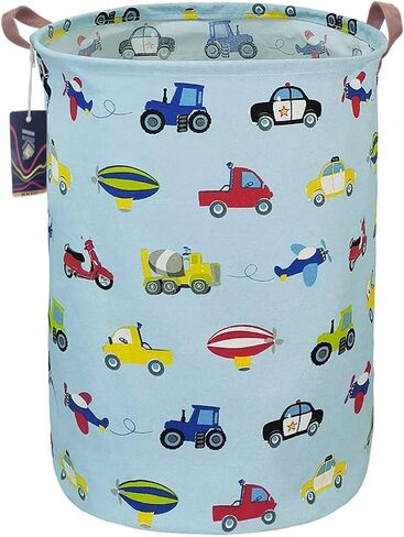 19.7’’ Waterproof Foldable Laundry Basket, Dirty Clothes Hamper, Books Bins, Gift Baskets, Room Decor(Watercolor Flower) in Saudi Arabia