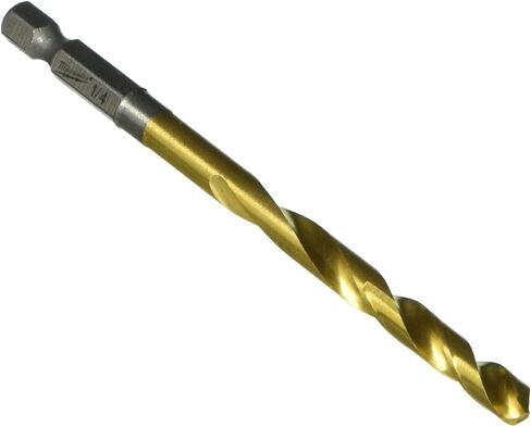 Milwaukee Electric Tool 48-89-4613 Impact Drill Bit, 1/4" Diameter x 4.13" L, 2-15/32" 35 Degree Helix Flute, 1/4" Hex Shank in Saudi Arabia