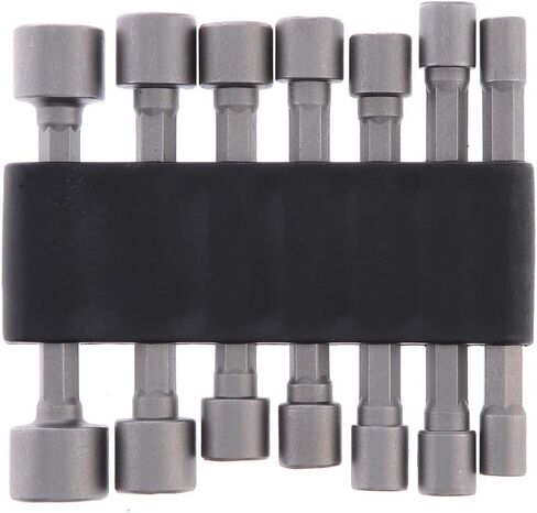 Power Nut Driver Drill Bit Set of 14 Pcs Metric Socket Wrench Screw 1/4 Inch Hex Bits Adapter in Saudi Arabia