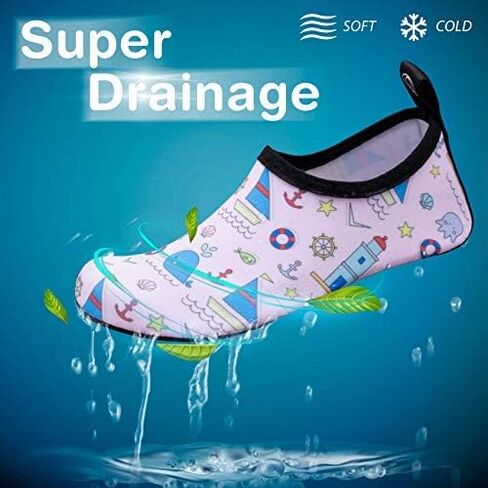 SIMARI أحذية مائية للأطفال الأولاد الصغار سريعة الجفاف جوارب مضادة للانزلاق أكوا للشاطئ الرياضة في الهواء الطلق SWS003 in Kuwait