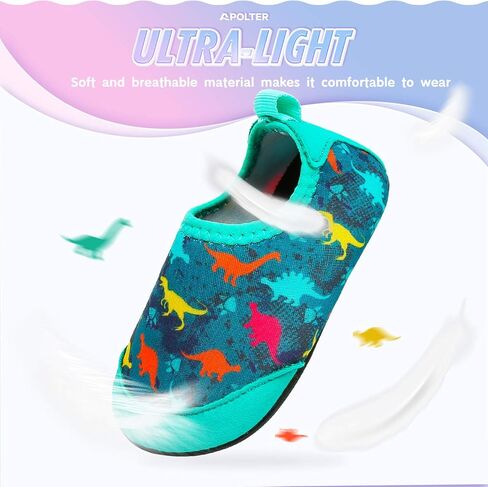 Apolter Baby Boys and Girls Swim Water Shoes Barefoot Socks Non-Slip for Beach Pool والأطفال الصغار in Kuwait