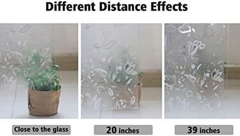 فيلم النافذة - فيلم الخصوصية للنافذة المزخرفة - ملصق نافذة من الزجاج الملون ثلاثي الأبعاد - حاجز الشمس المضاد للأشعة فوق البنفسجية - التحكم في الحرارة للمنزل in Kuwait