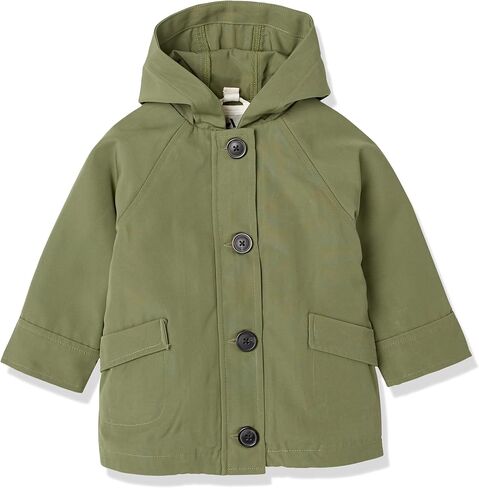 معطف واق من المطر قابل للفصل من البوليستر المعاد تدويره للأطفال من الجنسين من Amazon Essentials (المعروف سابقًا باسم Amazon Aware) in Kuwait