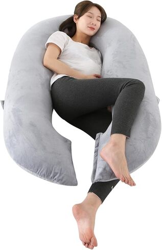 Bllgrass u Shaped Pregnancy Pillows,Pregnancy Pillows for Sleeping,Maternity Pillow for Pregnant Women,Full Body Pillow,Best Pregnancy Pillow,Best Pregnancy Embrace Pillow in Kuwait