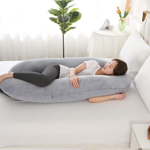 Bllgrass u Shaped Pregnancy Pillows,Pregnancy Pillows for Sleeping,Maternity Pillow for Pregnant Women,Full Body Pillow,Best Pregnancy Pillow,Best Pregnancy Embrace Pillow in Kuwait