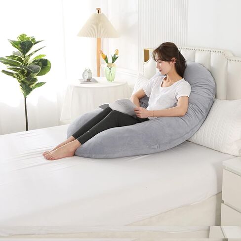 Bllgrass u Shaped Pregnancy Pillows,Pregnancy Pillows for Sleeping,Maternity Pillow for Pregnant Women,Full Body Pillow,Best Pregnancy Pillow,Best Pregnancy Embrace Pillow in Kuwait