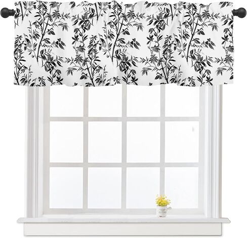 Summer Starfish Coral Kitchen Curtains Valances for Windows Beach Coastal Seashell Small Window Curtain 42x12 Inch Blue White Short Rod Pocket Bathroom Treatment Valance for Living Room Decor in Kuwait