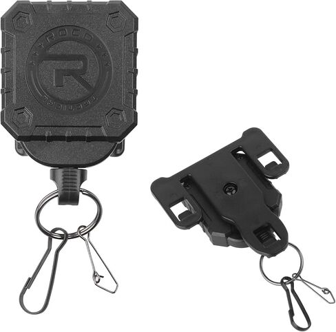 ضام معدات تكتيكية عسكرية من روكوتاكتيكال، حبل تروس تكتيكي مولي، حلقة حزام حامل مفتاح/أدوات متعددة ومشبك مولي متضمن، قطعة واحدة in Kuwait