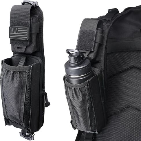 WYNEX Molle Accessories الحقيبة من نسخة الحقيبة زجاجة المياه، الملحقات التكتيكية حقيبة الظهر حزام الحقيبة حامل زجاجة المياه حامل الملحقات Molle لحقائب الظهر in Saudi Arabia