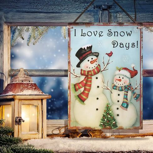 OULII Wooden Christmas Sign Wall Hanging Snowman Christmas Sayings Sign Plaque Christmas Gift in Kuwait