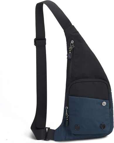 Peicees Sling Bag for Men Women Shoulder Bag Backpack Strap Pockets Chest Bag for Running Hiking Camping Exercise Outdoor in Kuwait