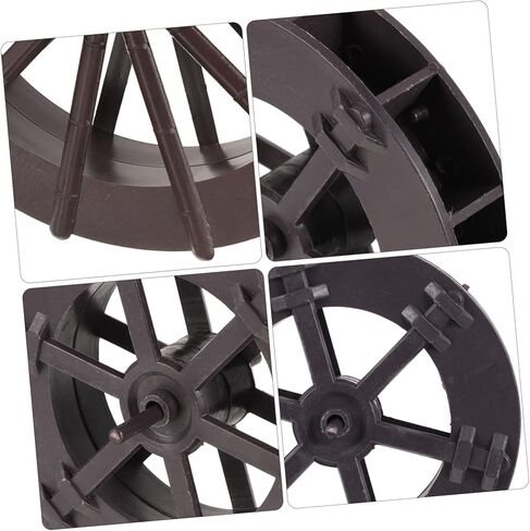 SWOOMEY 2pcs Fountain Feng Shui Wheel Sculpture Decor Tabletop Miniatures Desktop Waterfall Water Fountain Accessories Small Water Wheel Fengshui Water Wheel Micro Landscape Wheel Indoor in Kuwait