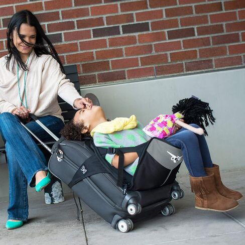 Lugabug Travel Seat, The Original and Patented - Ride-On Suitcase for Kids, Child Carrier for Carry-On Luggage, Family Airport Travel Made Easy in Saudi Arabia