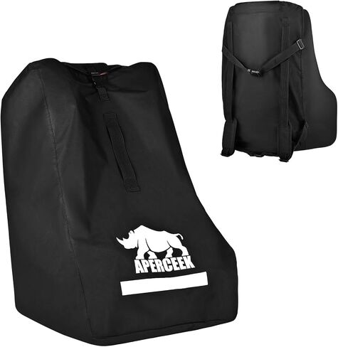 Car Seat Bags for Air Travel, 600D Thickened Carseat Travel Bag for Airplane, Durable Gate Check Bags, Large Carseat Travel Cover for Convertible Car Seats, Infant Carriers, Boosters (18''x18''x34'') in Saudi Arabia