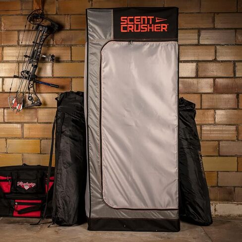 Scent Crusher Halo Series Locker Lite - Easy to Assemble Hunting Closet, Eliminates Odor on Hunting Clothing and Equipment, Includes Maintenance-Free Ozone Generator in Kuwait
