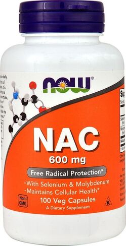 Now Foods Nacacetyl Cysteine 600mg Capsules, 100 CT in Saudi Arabia