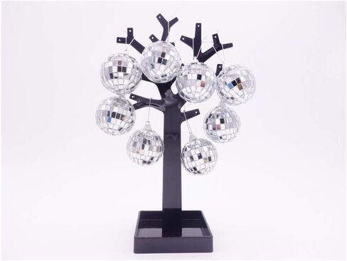 24 Pcs Silver Disco Mirror Ball for Party Decoration, Christmas Tree Wedding Birthday Party Ornaments (3CM) in Kuwait