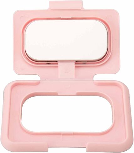 Baby Wipe Warmer, Constant Temperature Evenly Heating Portable USB Wet Wipe Heater Pink Large Capacity Baby Wipe Holder in Saudi Arabia