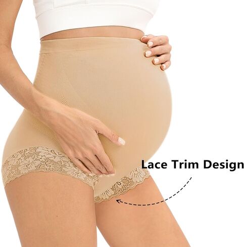 ملابس داخلية للحمل من Yeshape مزخرفة بالدانتيل بدون خياطة عالية الخصر فوق الصدمات in Kuwait