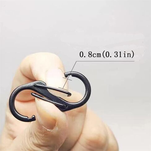 مشابك تثبيت بخطافات تسلق مع مشابك زنبركية ثابتة لسلسلة المفاتيح in Kuwait