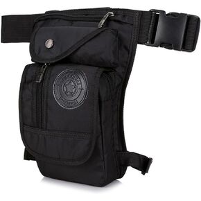 Drop Leg Bag Outdoor Waist Pack for Men Women Tactical Military Motorcycle Bike Cycling Multi-Pocket Waist Fanny Pouch Travel Hiking Climbing Thigh Bag Pocket