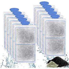 driamor 8 Pack PF-S Filter Cartridges Compatible with PF10 Power Filters, Small Fish Tank Filters Cartridge Replacement with Zeolite in Saudi Arabia