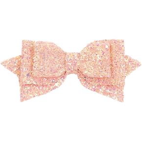 ZOONAI 5 بوصة طفلة بريق فيونكات شعر بوتيك مشبك شعر المراهقين الصغار بريق الترتر دبوس الشعر أغطية الرأس in Kuwait