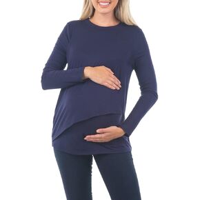 بلوزة ماذر بي بأكمام طويلة من فترة الحمل إلى الرضاعة in Kuwait