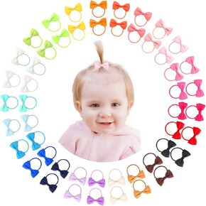 JOYOYO 40 قطعة من أشرطة الشعر البوتيكية Grosgrain، ربطات شعر مرنة، أربطة شعر للفتيات المراهقات، هدايا في أزواج in Kuwait