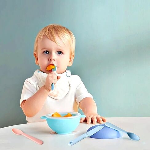 16Pcs Kids Plastic Spoons, Multicolor Toddler Utensils, Reusable Kids Silverware Set, BPA Free, Ideal Kids Cutlery Set for School Lunch, Camping, Travel, Party Favors, Dishwasher Safe in Saudi Arabia