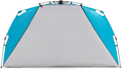 Easthills Outdoors Instant Shader Dark Shelter XL Beach Tent 99" Wide for 4-6 Person Sun Shelter UPF 50+ with Extended Zippered Porch Pacific Blue in Saudi Arabia