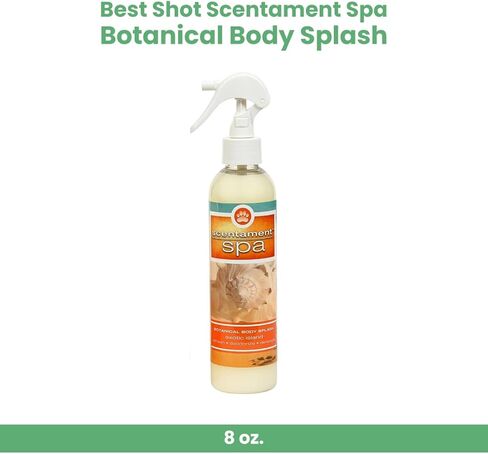 Best Shot Scentament Spa Botanical Body Splash, Detangler Spray, Body Spray for Pets, Cat and Dog Cologne Spray, Lemon Vanilla, 8 Oz. in Kuwait