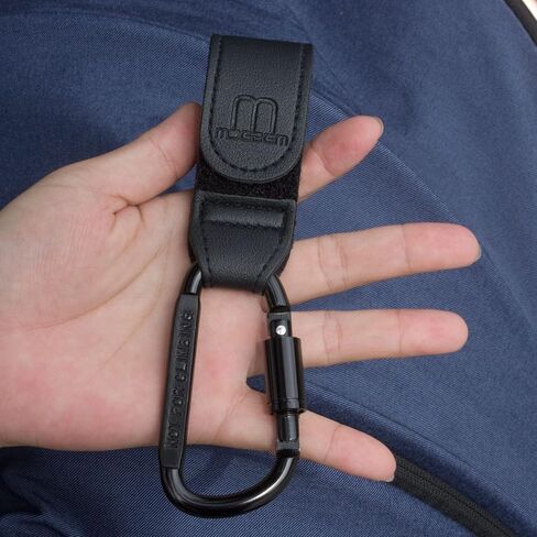 خطافات عربة الأطفال لتعليق الحقائب والتسوق - مصممة خصيصًا للأمهات، محبوبة من قبل الآباء، مشبك عربة الأطفال المفضل للآباء - مشبك عربة الأطفال العالمي للحقائب وحقائب الحفاضات المعلقة، عبوة من قطعتين (بني) in Kuwait