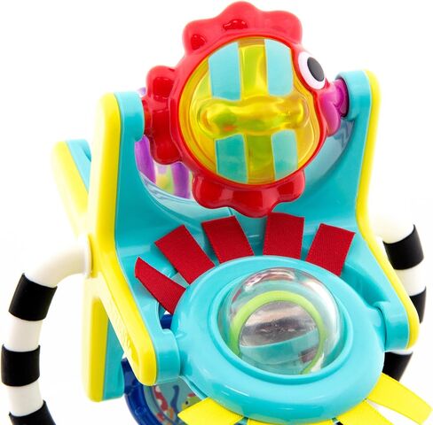 Sassy Fishy Fascination Station 2-in-1 Suction Cup High Chair Toy | Developmental Tray Toy for Early Learning | for Ages 6 Months and Up in Saudi Arabia