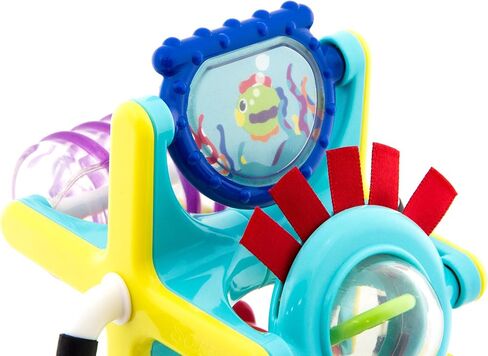 Sassy Fishy Fascination Station 2-in-1 Suction Cup High Chair Toy | Developmental Tray Toy for Early Learning | for Ages 6 Months and Up in Saudi Arabia