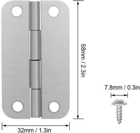 مجموعة من 6 مفصلات تبريد من Picowe لصناديق الثلج Igloo، مجموعة استبدال مفصلات من الفولاذ المقاوم للصدأ مع براغي in Kuwait